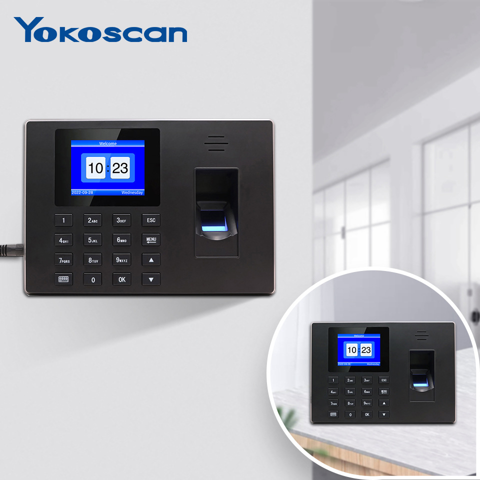 Youku F06 Fingerprint Attendance Machine Spanish Portugal English Outlet Punch-In Machine Employee Sign-In Machine