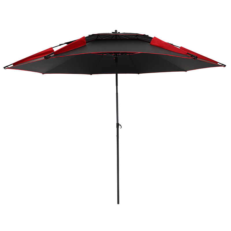 Factory wholesale outdoor fishing umbrella 2.4 meters 2.2 meters Universal Vinyl thickened rainproof folding fishing umbrella table fishing