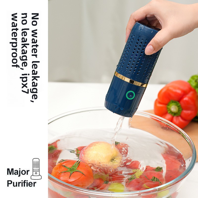 Small capsule fruit purifier fruit and vegetable machine washing machine wireless food sterilization pesticide removal vegetable washing machine disinfection machine