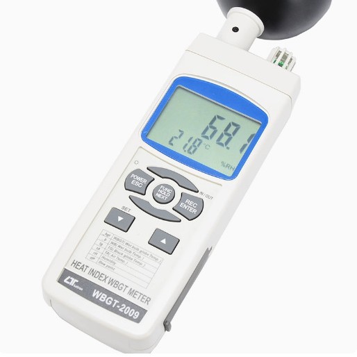 Taiwan Luchang Wbgt-2009 Wet Bulb Black Ball Thermal Strength Thermometer Indoor Heat Index Tester Thermal Radiometer