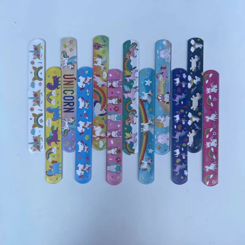 Браслет с единорогом на праздник, радуга, детская вечеринка, подарок