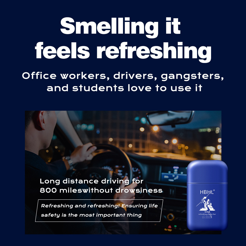 Tk Cross-Border Popular English Double-Hole Nasal Suction Stick, Energetic and Refreshing Energy Stick, Fatigue Refreshing and Refreshing Oil Nasal Stick