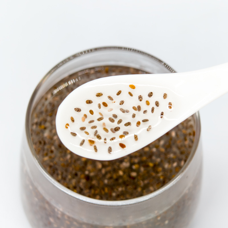 Chia seeds 400g ready-to-eat meal replacement full belly drink edible cereals wholesale source factory coarse grains nuts