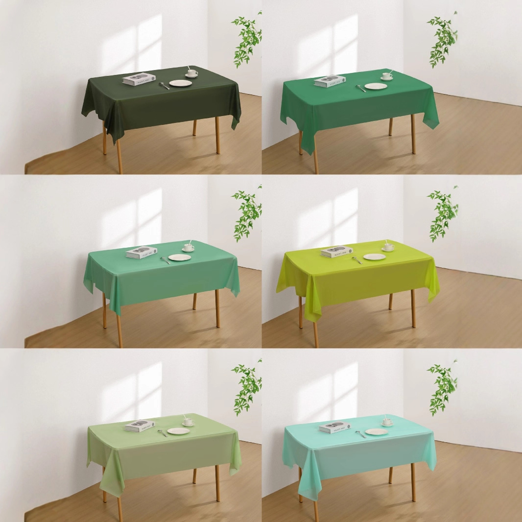 Disposable Amazon Party Solid Color Tablecloth 54*108in Cross-Border Tablecloth Wholesale Factory Direct Sales