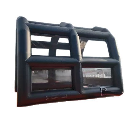 Inflatable Square Tent Outdoor Camping Rainproof Outdoor Fully Automatic Tent Explorer Inflatable Tent Black