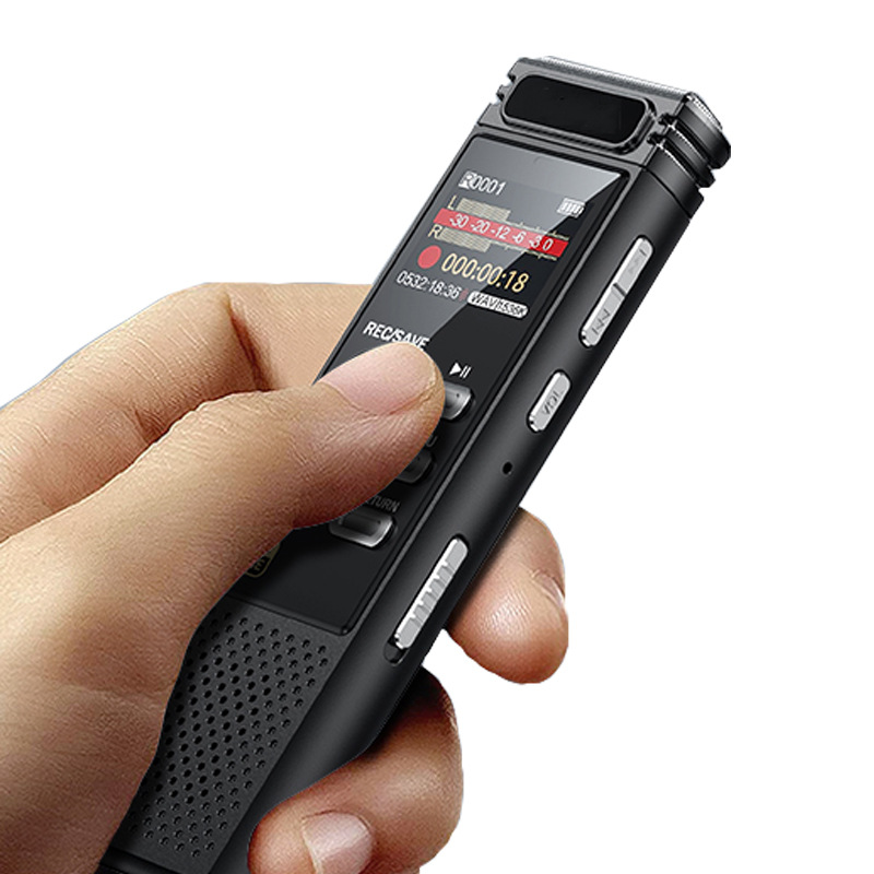 2025 New Cross-Border High-Definition Color Screen Card Recording Pen Machine Manufacturer Noise Reduction Voice Control Class Professional Meeting Portable