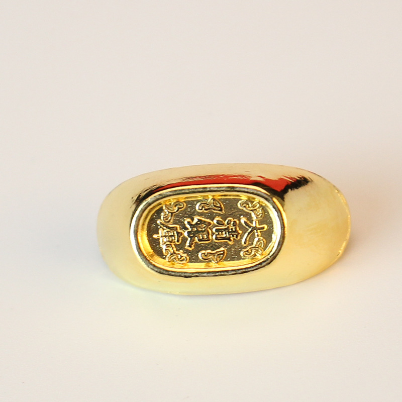 Mini Small Ingot Ornaments Alloy Ingot Silver Ingot Solid Pressure Cylinder Creative Decorative Supplies Office Small Ornaments