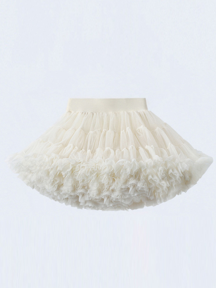 Second Generation Gabon Tutu Skirt Girls Fluffy Skirt Rabbit Skirt Autum Convex Skirt New Princess Skirt