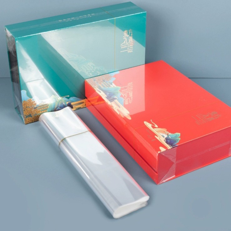Wholesale Tea Gift Box Packaging Cigarette Packaging Film Transparent Waterproof Plastic Sheet Bopp Brushed Film Special for Handmade Packaging