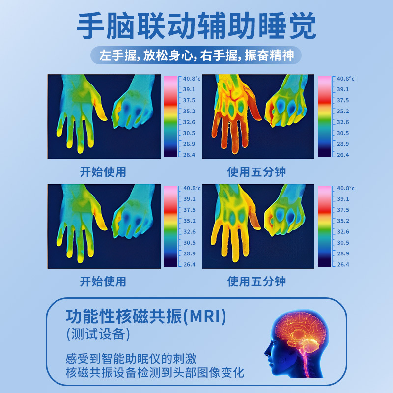 Cross-Border New Sleep Instrument to Soothe the Nerves, Intelligent Hand-Held Sleep Instrument, Pulse Decompression, Micro-Current Soothing Insomnia Artifact
