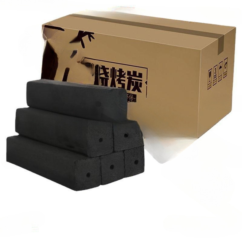 Необходимое для барбекю фруктовое угольное топливо, бамбуковый уголь, бездымный уголь для домашнего использования, огнеупорный уголь, механизм для угля, целая коробка, оптовая продажа