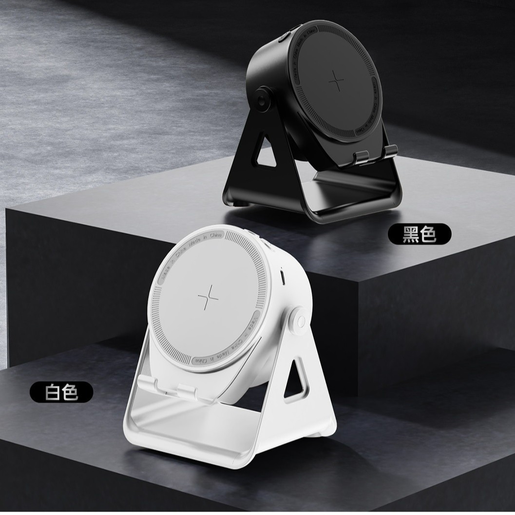 2025 New Speaker, Colorful Light Sensor Bluetooth Audio Desktop Mobile Phone Holder Mini Version Small Audio Subwoofer
