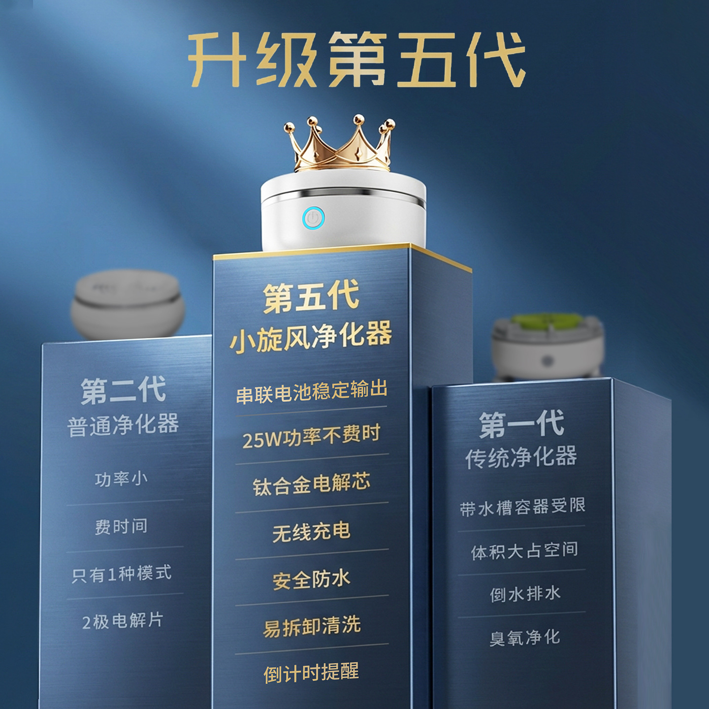 Fruit and Vegetable Washing Machine Manufacturer in Stock, Automatic Fruit Washing Device, Wireless Vegetable Washer, Small Household Food Purifier