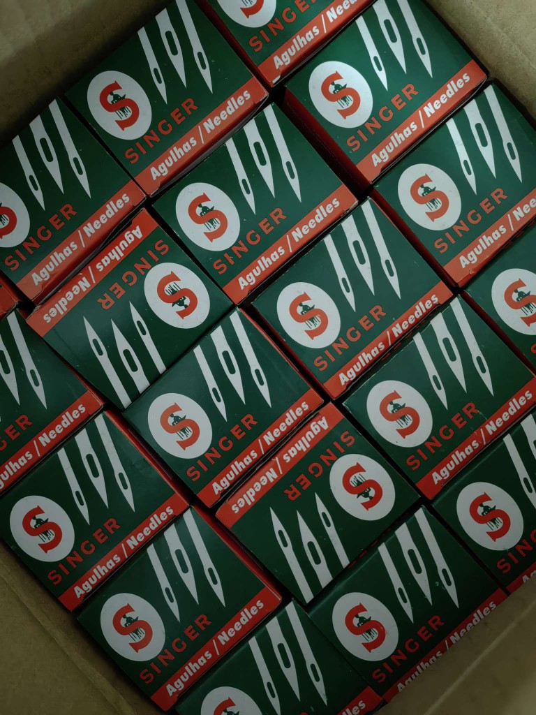 SINGER Shengjia original machine needle household multifunctional sewing machine overlock sewing machine anti-jumper gold tail needle HAX1 gold needle