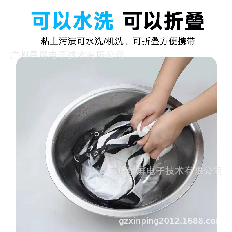 Outdoor open air simple folding portable soft screen 100/150 inch projector home HD movie projection screen