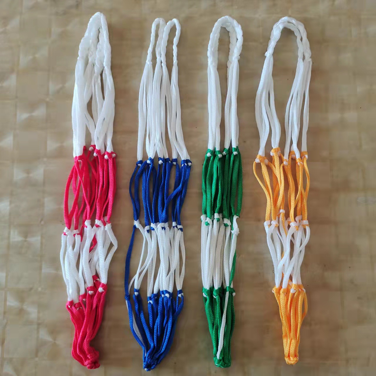 Сумка для мячей с ручкой, вязаная сетка для волейбола, футбола, баскетбола, нейлоновая эластичная сумка оптом