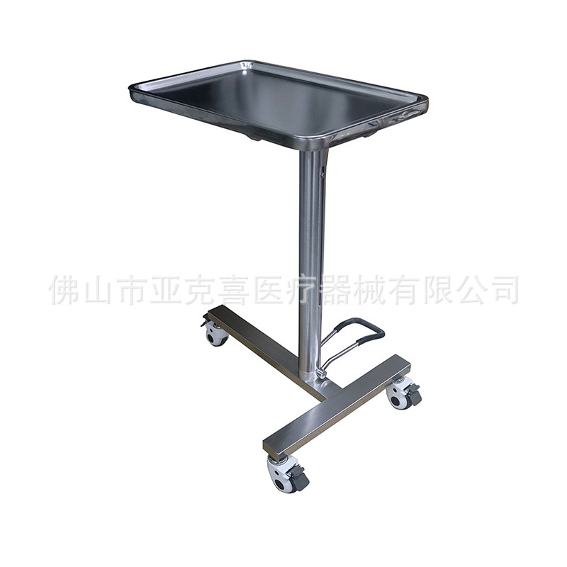 Hospital Tray Rack Cart Dental Instrument Storage Liftable Surgical Tools and Instruments Hospital Hydraulic Tray Cart