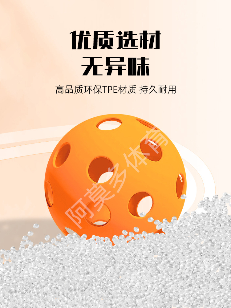 Factory Direct Sales Spot Pickleball 40 Holes 26 Holes Pickleballs 74mm Injection Molded Balls