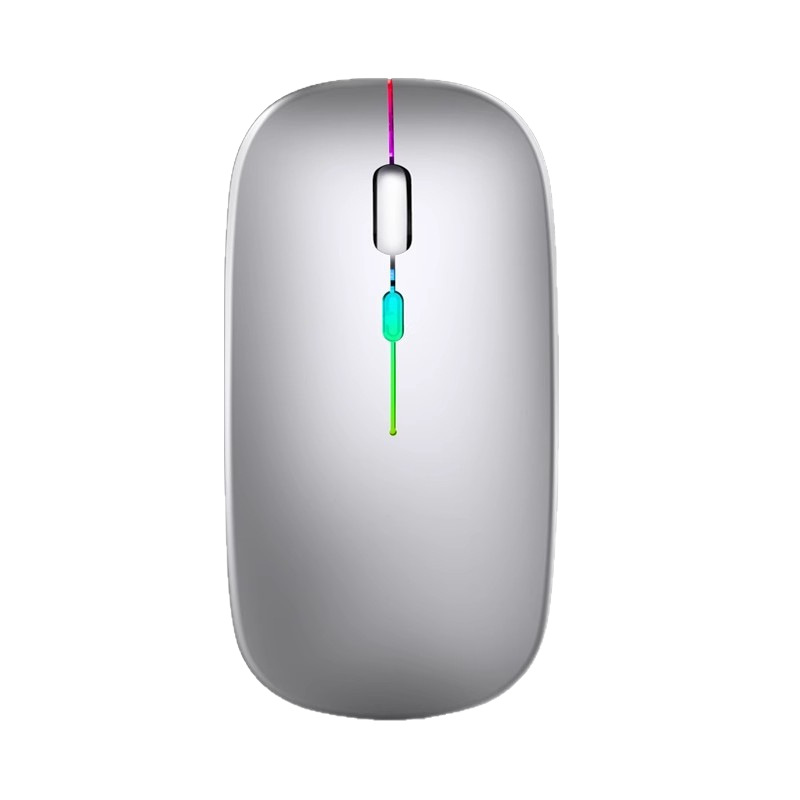 Factory Wholesale 189 Luminous Wireless Mouse Bluetooth Silent Suitable for Mobile Phone iPad Notebook Dual-Mode Sliding Mouse