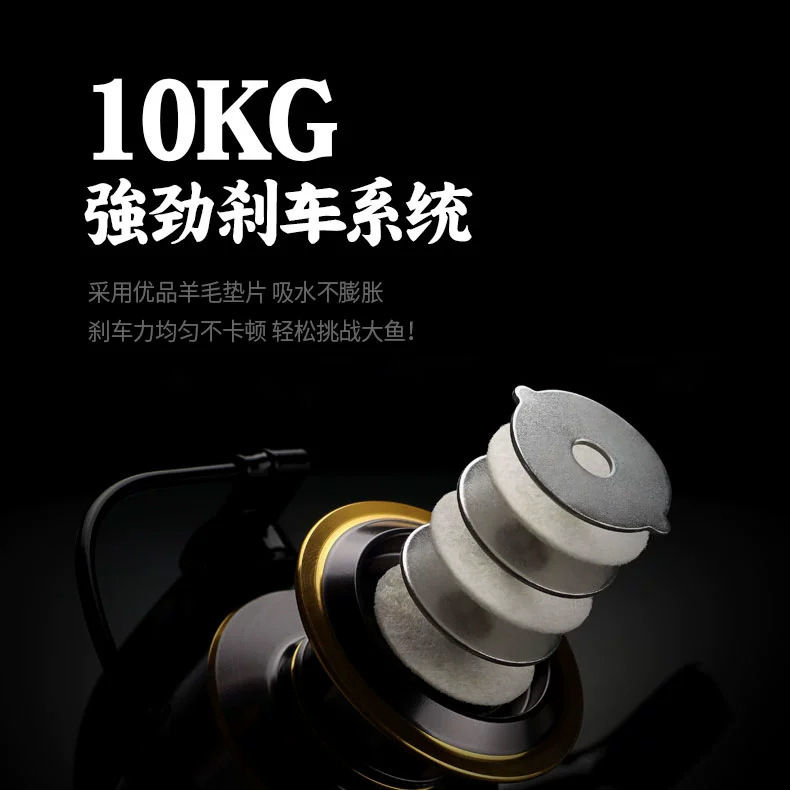 Cross-border Explosions HE Spinning Wheel All-metal Fishing Wheel Remote Investment Wheel Luya Fishing Wheel Sea Fishing Gear Fishing Wheel Wholesale