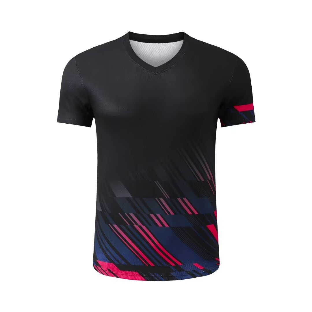 Children's Adult Quick-Drying Sportswear Table Tennis Badminton Volleyball Tennis Clothing Training Team Uniform Customized Logo Printing