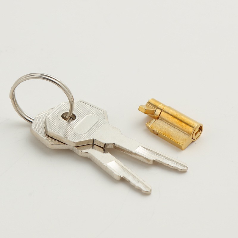 Ball Lock, Concealed Lock, All-Copper Special-Shaped Lock Cylinder, Copper Lock Cylinder, Lock for Tobacco and Alcohol Display Cabinets, Glass Door, Freezer Lock, Cb Special-Shaped Lock Cylinder