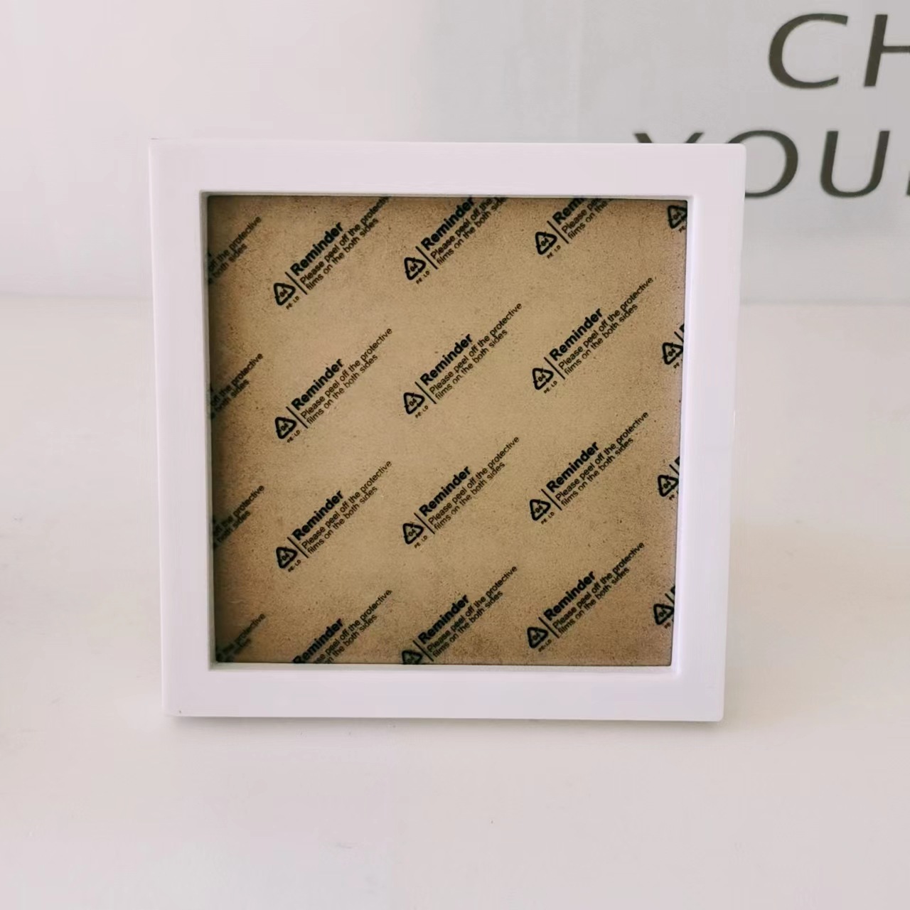 Pvc Photo Frame Diamond Painting Plastic Frame Handmade DIY Masonry Painting Square Outer Frame 15*15 Factory Wholesale Direct Sale