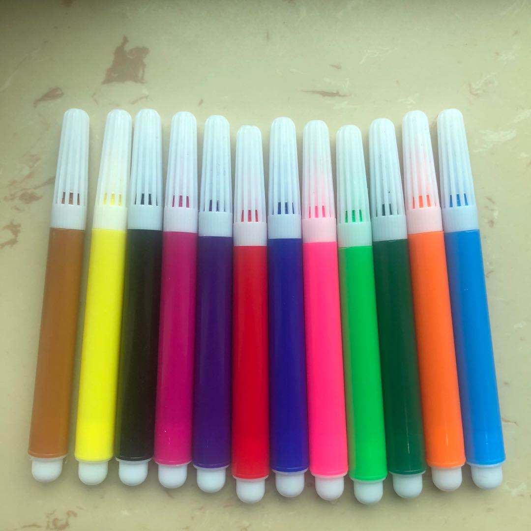 Children's Painting Mini Watercolor Pen Washable 101 Small Brush 12 Color Watercolor Pen Mini Watercolor Pen