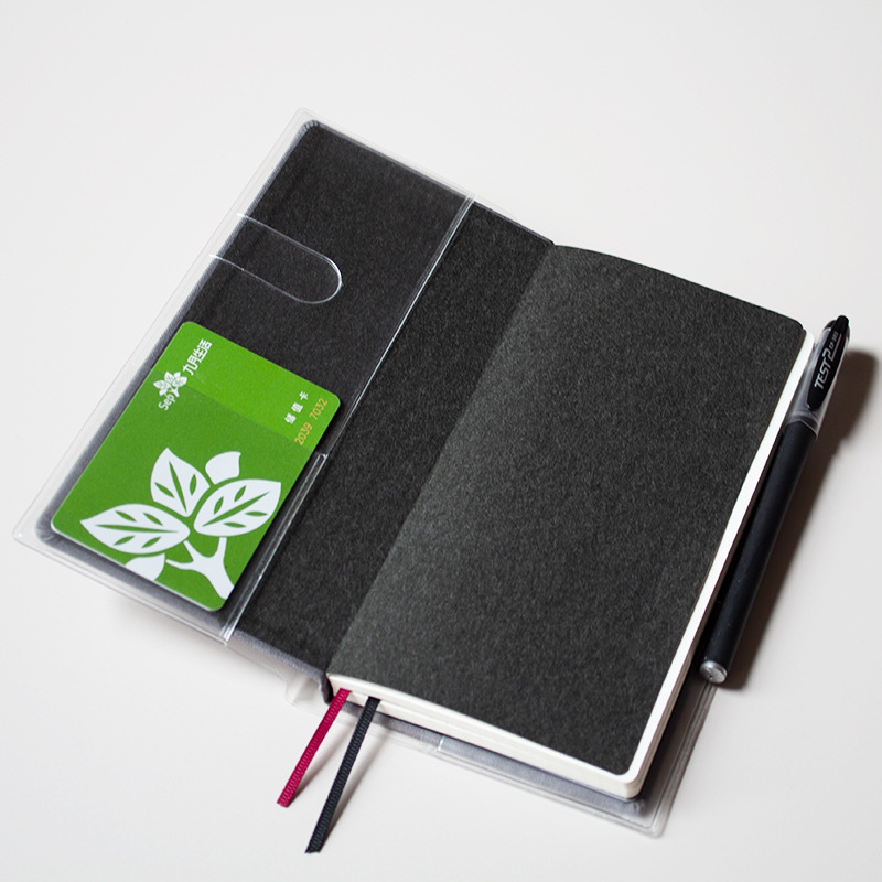 Protective Cover Notebook Pvc48K Notebook Book Cover Notebook Book Cover Waterproof Student A6 Transparent Book Cover Inner Core