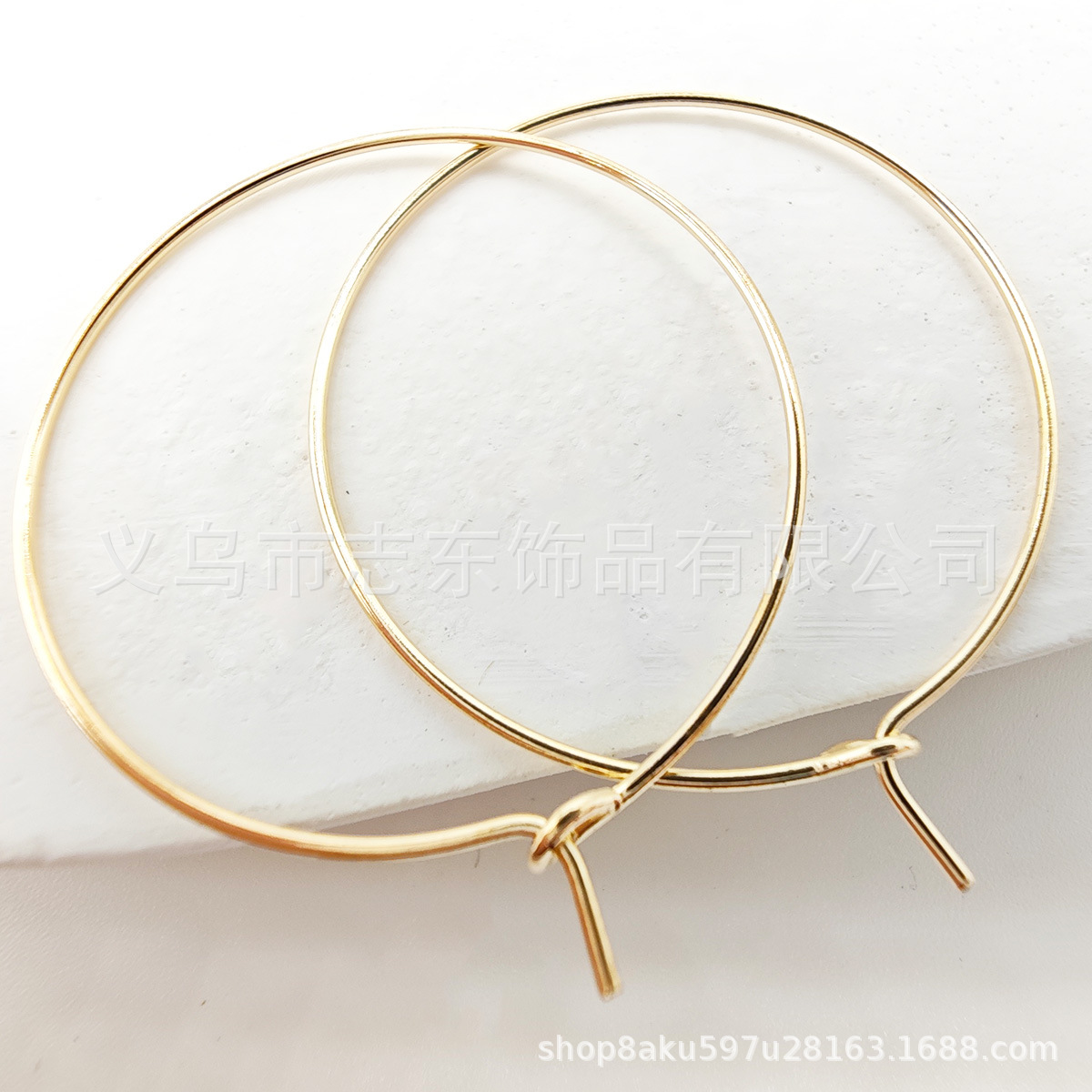 Cross-border hot DIY jewelry accessories nine-word earrings wine glass pendant mark circle earrings ring 9-word wine cup ring