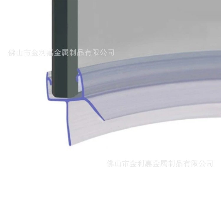 Bathroom Door Water Resistance Bathroom Bathroom Glass Door Bottom Curved Waterproof Door Stop Shower Room Door Water Retaining Strip