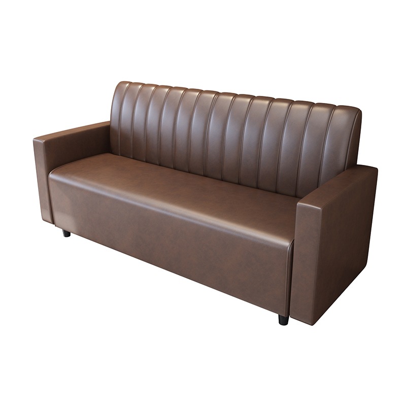 Cafe Bar Clear Bar Table and Chair Combination Pub Ktv Milk Tea Shop Sofa Retro Leisure Music Restaurant Booth