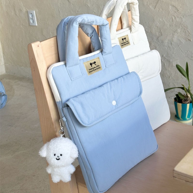 South Korea new te **um shockproof 11/13/15 inch ipad liner bag cute laptop storage