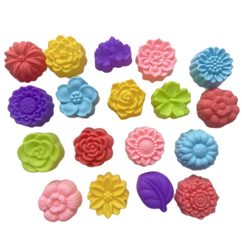 Factory Direct supply a variety of 5cm silicone mold love flower rose Daisy jelly mold mold
