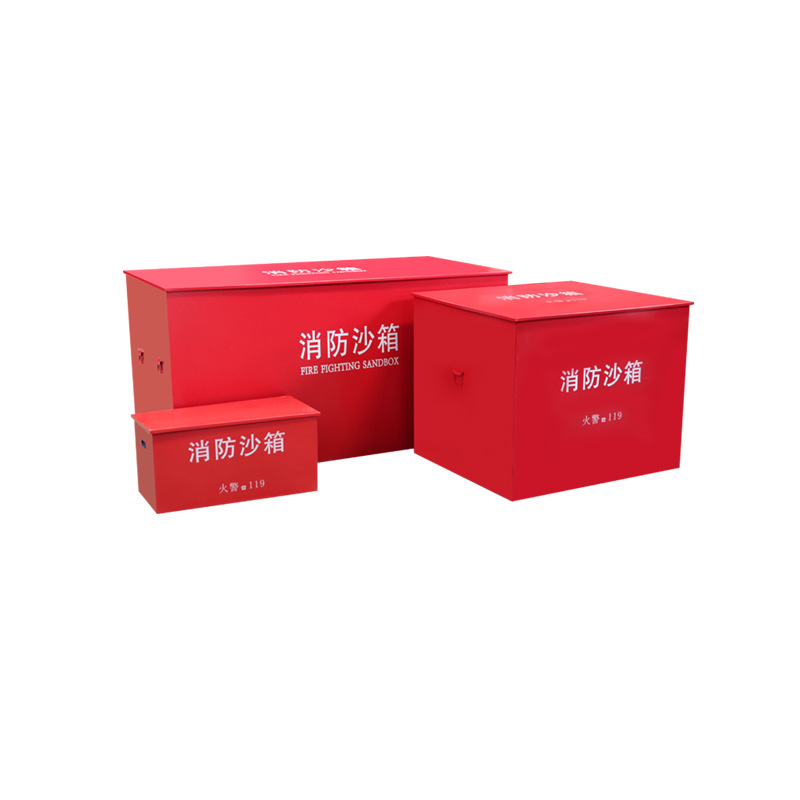 Fire Sandbox 1 Cubic Meter Gas Station Unit Red Fire Equipment Fire Sandbox Construction Site Fire Sandbox