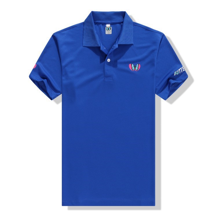 New Table Tennis Suit Men's Summer Short-Sleeved Table Tennis Clothes Competition Sportswear High-End Fabric Printing Batch