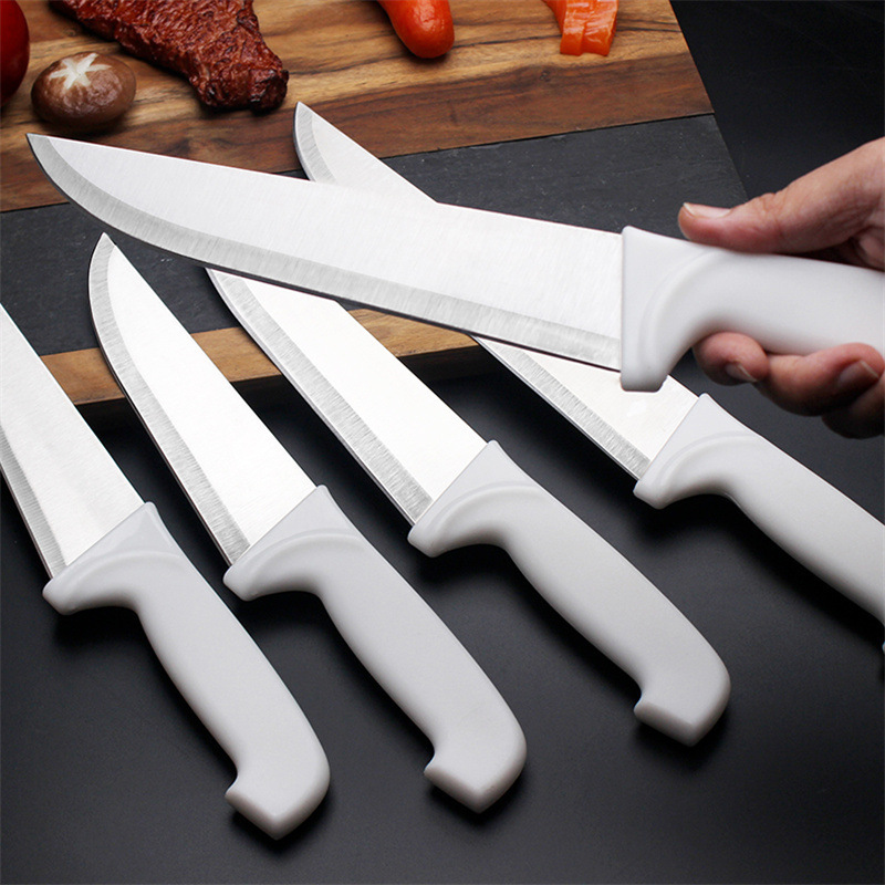 Cross-border Chef Knife Stainless Steel Kitchen Knife Western-style Multi-function Knife Household PP Handle Meat Cutter Kitchen Knife suit