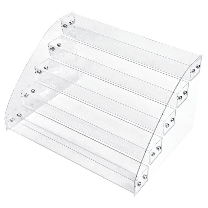 Stepped Transparent Desktop Hand Account Storage Box Stepped Storage Rack Full Set of Acrylic Cards