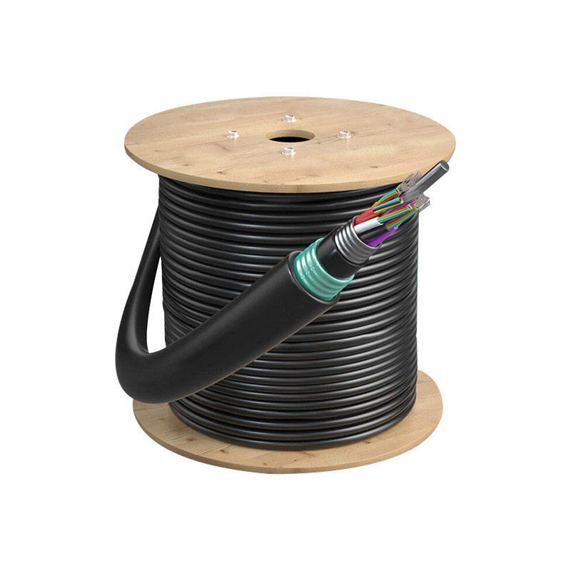 GYTA53 Direct Buried Fiber Optic Cable 12 Core 24 Core 48 Core 72 Core 96 Core 144 Core Outdoor Armored Fiber Optic Cable Pipe Fiber