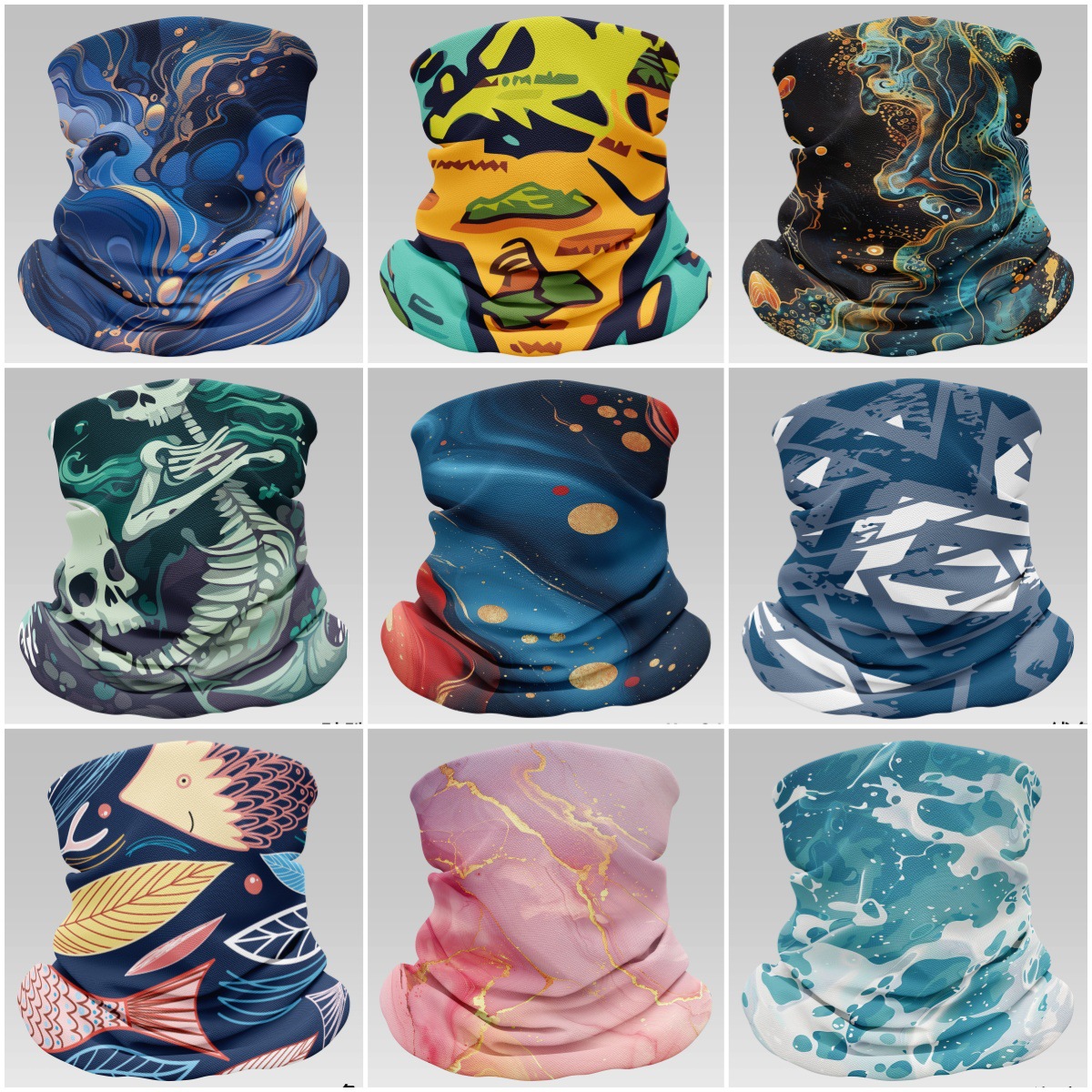 Спортивная маска Outdoor Magic Hood, дышащая, бесшовная, теплая