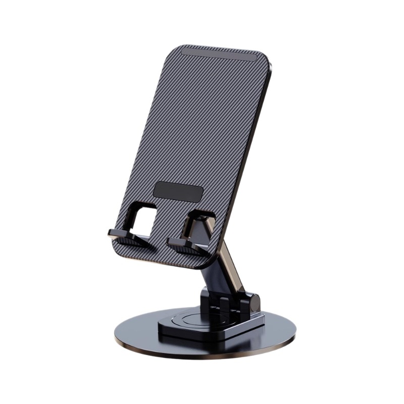 Cross-Border Metal 360 Rotating Desktop Mobile Phone Holder Adjustable and Foldableing Multi-Function Adjustable Portable Tablet