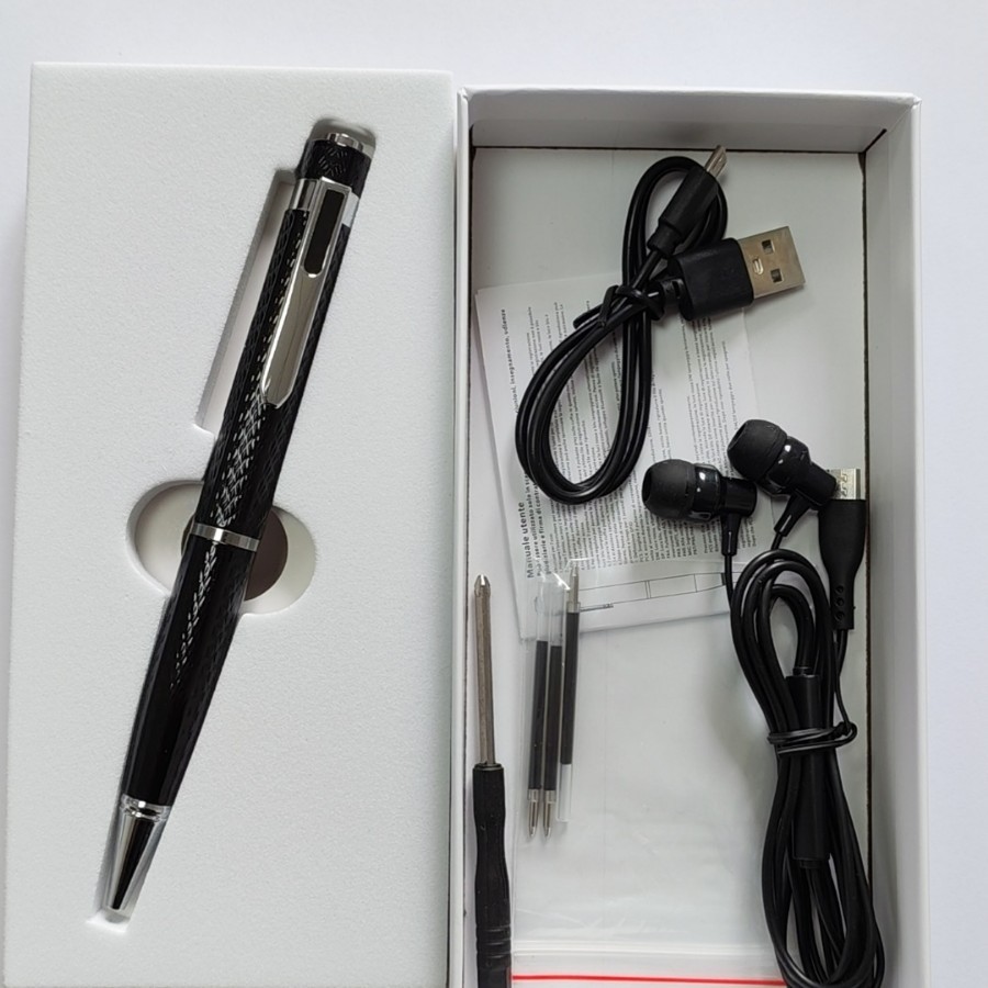Manufacturer's Recording Pen Hd Business Meeting Student Class Pen-Shaped Portable Noise Reduction Large-Capacity Card