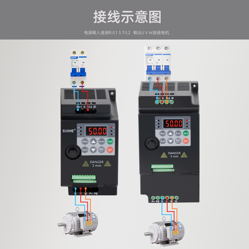 Three-Phase 380V Heavy-Duty Vector 0.4 0.75 1.5 2.2 4 5.5 7.5 11 15Kw Inverter