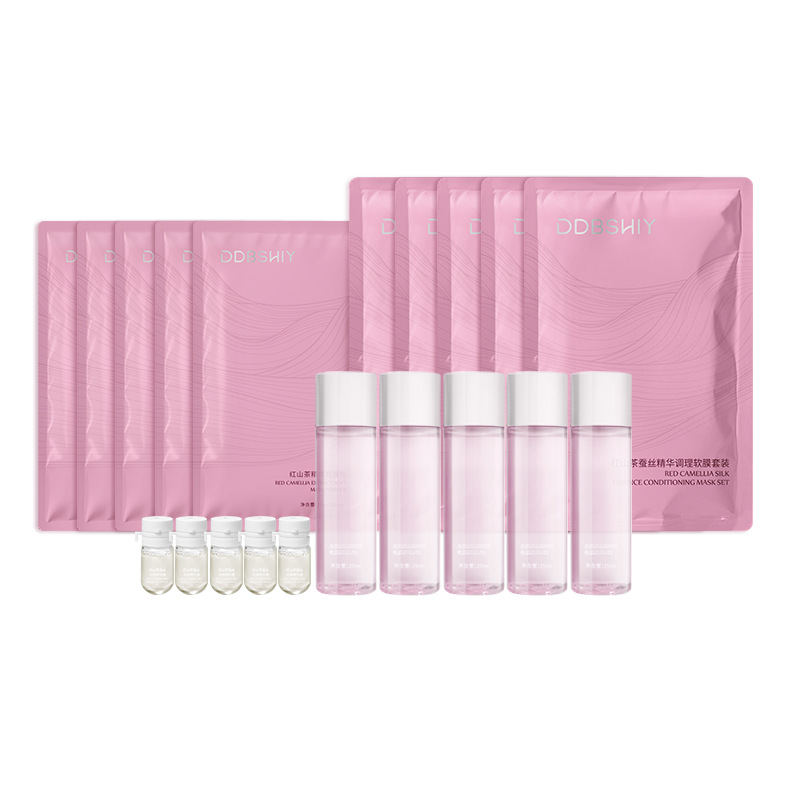 Red Camellia Restructured Collagen Soft Mask Firming Anti-Wrinkle Anti-Aging Lightening Fine Lines Collagen Mask Ready for Delivery