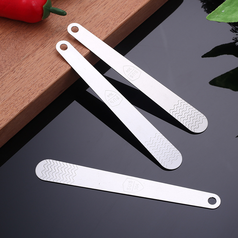 304 Stainless Steel Dumpling Filling Spoon Household Wonton Tool Kitchen Artifact Manual Filling Stirring Filling Stick