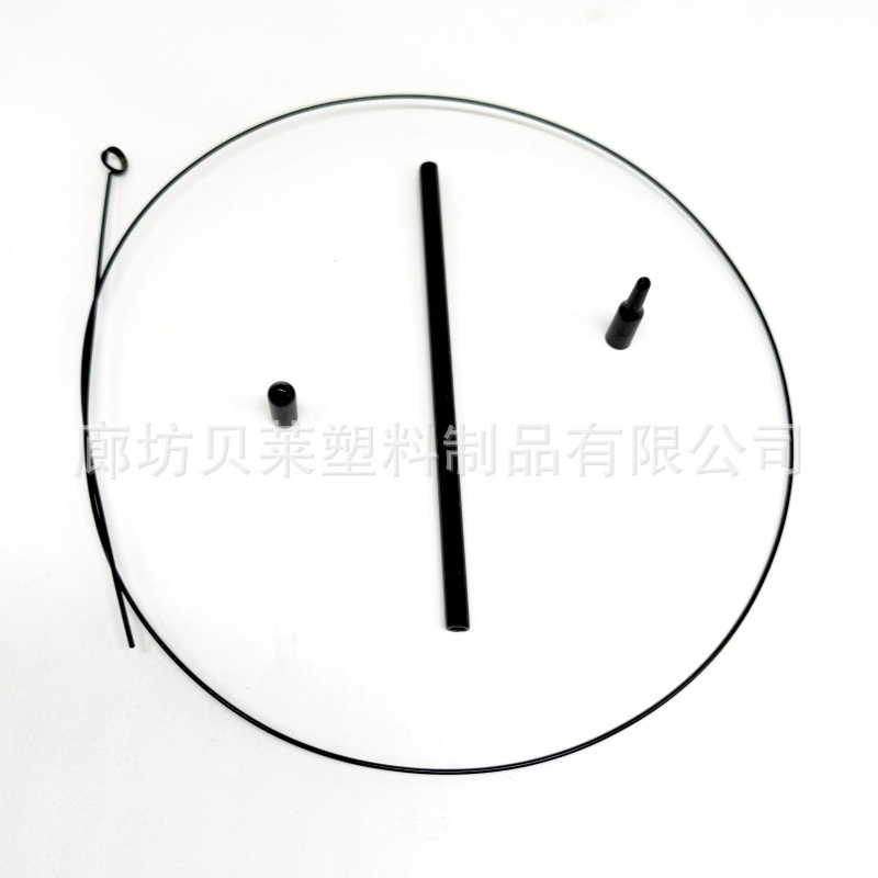 Pet Cat Teasing Stick Toy Accessories Suction Cup Black Steel Wire Extended Black Thickened Handle Tip Cap Free Shipping