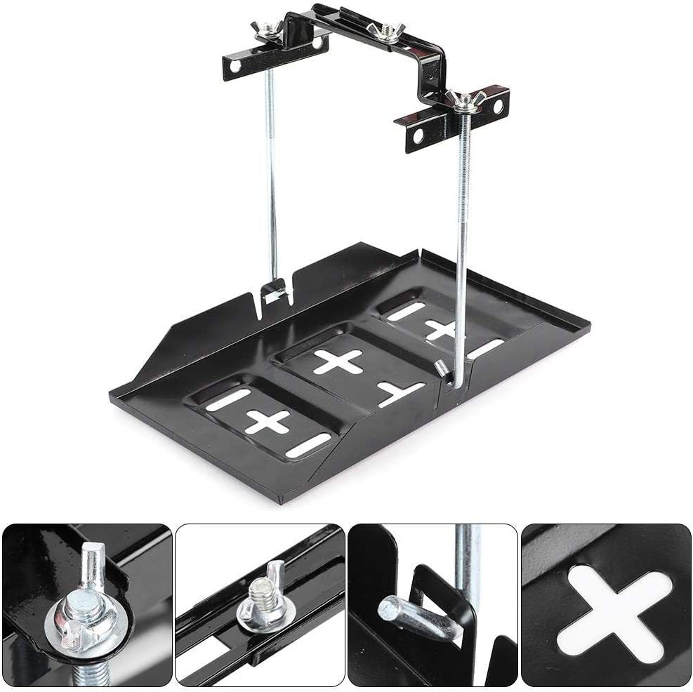 Manufacturer Wholesale Car Battery Bracket Adjustable Fixed Bracket Tray Battery Bracket Shockproof