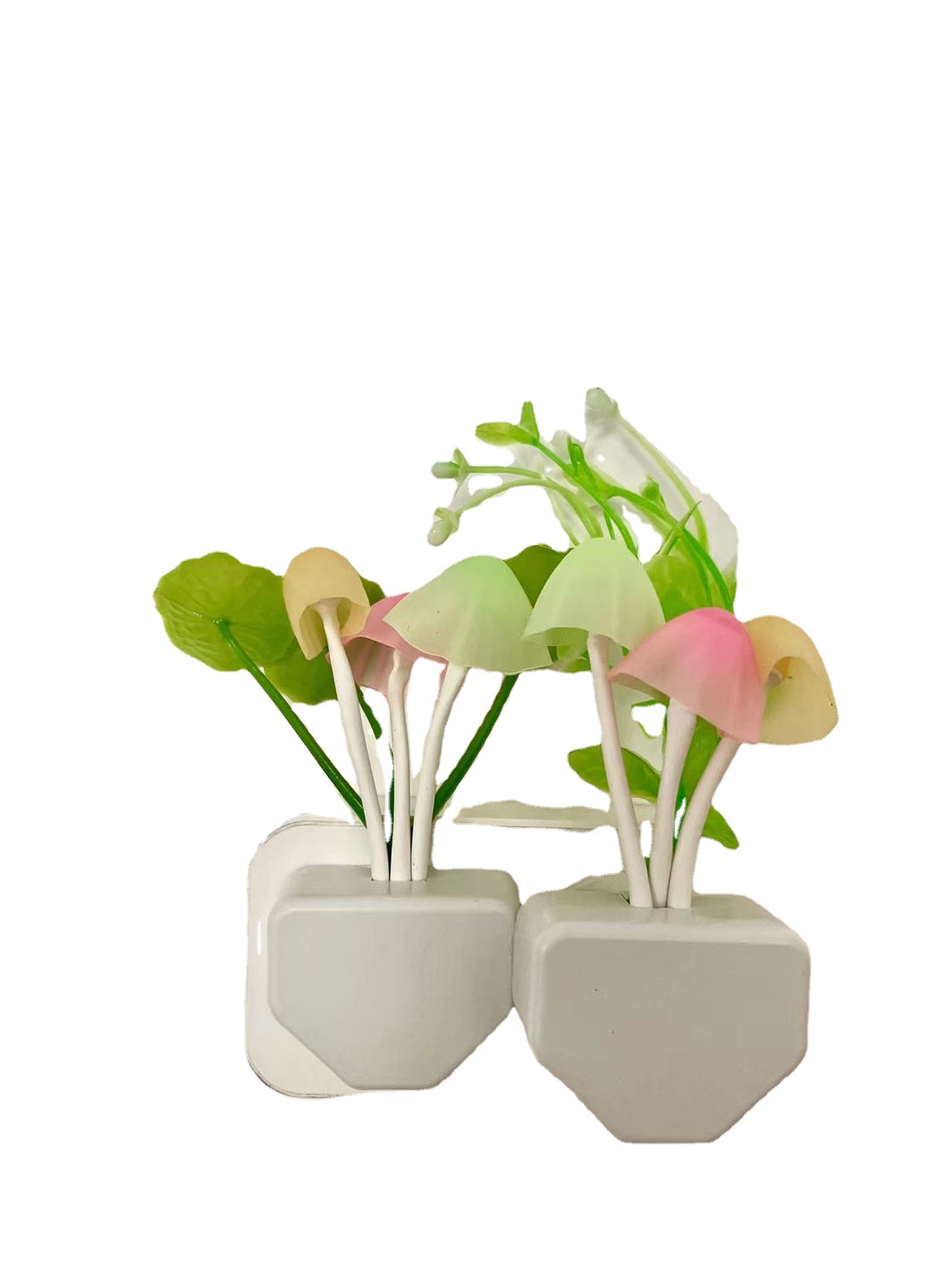 Wholesale Induction Mushroom Lamp Lotus Leaf Lamp Aquatic Light Control Night Light Triangular Lotus Leaf Creative Gift Led Lamp