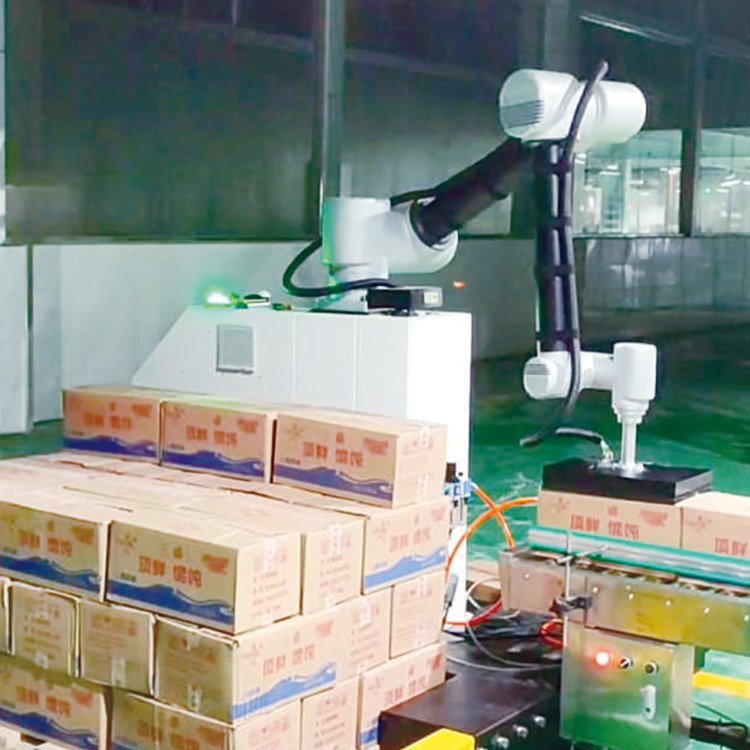 Liftable Fully Automatic Carton Handling Palletizing Column Stacking Collaborative Automatic Industrial Robot Mechanical Arm