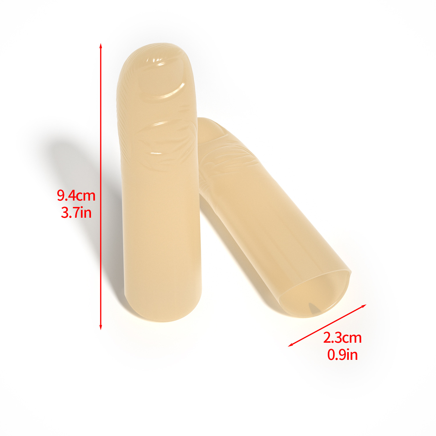 Silicone Fake Finger Cover Thickened Nail Cover for Index Finger, Middle Finger, Thumb Gloves Finger